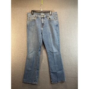 Levis 515 Bootcut Womens Size 12M‎ Mid Rise Blue Denim Stretch Boot Casual